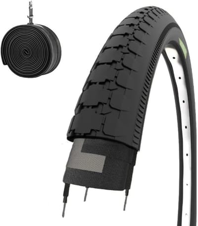 Fietsband Zwart - Buitenband Binnenband - Fietsen Onderhoud - Directioneel Loopvlak - 26 x 2 x 1 3/4 - Zwart