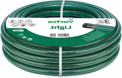 Flexibele Tuinslang - Polyester Spiraal Slang - Tuin Bevloeiing - UV Bestendig - 1" 50m - Groen Zwart