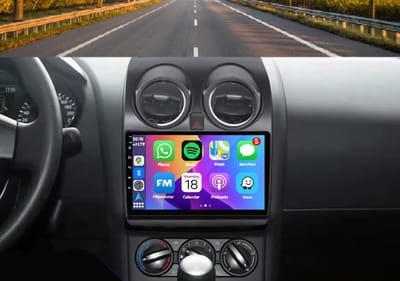 Autoradio 2/32GB met Carplay en Android auto | Geschikt voor Nissan Qashqai J10 2005-2013 | Radio scherm met Navigatie | 2005 2006 2007 2008 2009 2010 2011 2012 2013