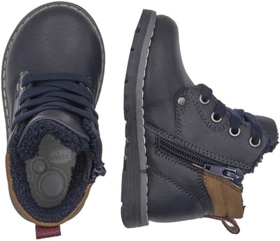 Chicco enkelboots voor jongens met ritssluiting aan de zijkant en veters – maat 27