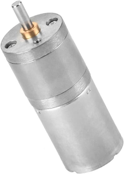 Geared Motor 25mm 12V 500rpm - Laagsnelheidsmotor voor Elektronische Sloten en DIY Projecten