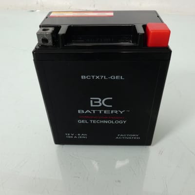 Batterie SLA BC Battery pour Scooter Piaggio 50 Vespa Primavera 4T 3V Euro4 2017 à 2020 YTX7L / 12V 6Ah Neuf