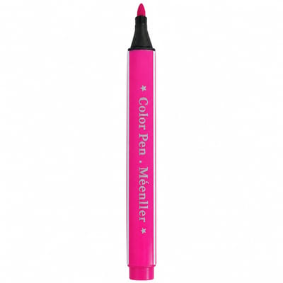 Kinder aquarelstift - enkel stuk in fuchsia - uitwasbaar met grote inktvulling - basisverpakking