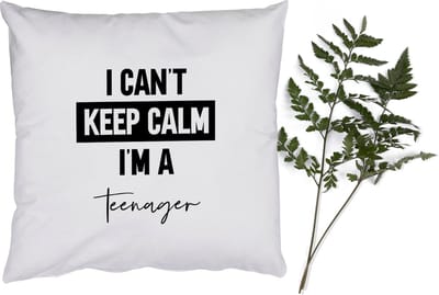 Sierkussens - Kussentjes Woonkamer - 50x50 cm - Kinderen - Quote - Zwart - Wit