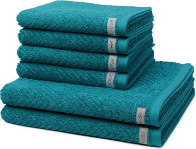 Ross Dames en Heren 4 X handdoek 2 X douchehanddoek - in set Smart