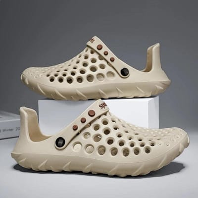 Zomer Heren Klompen Sandalen Buiten Strand Slippers Man Casual Schoenen Antislip Schoenen Teenslippers Vrije Tijd Slides Heren Sportsandalen 40 gray