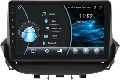 Autoradio met bluetooth - Carplay - Voor Renault Laguna 2 (2001-2007) - Geschikt voor Apple en Android - Stereo - Navigatie - Navigatiesysteem auto - 2GB 32GB