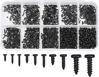 zelftappende schroeven-assortimentset / universele schroevenassortimentdoos, 1000 stuks