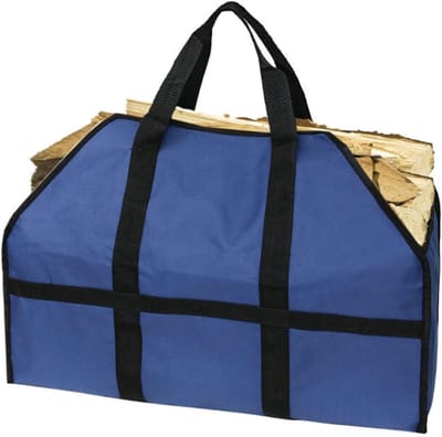 Brandhout draagtas - Houtzak - Open haard - Duurzaam Oxford doek - 61 x 29 x 41.5 cm