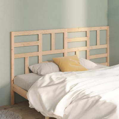 vidaXL - Hoofdbord - 186x4x104 - cm - massief - grenenhout
