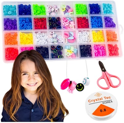 Starky - Creatieve Armbanden Maakt Set - Bijna 3000 Elementen - Transparante Opberger - Geschikt Voor Kinderen
