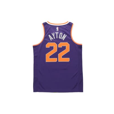 Nike NBA Swingman Phoenix Suns Deandre Ayton #22 Basketbalshirt Heren Tops Paars 864503-573 M blue