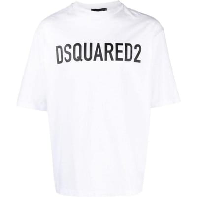 DSquared2 Herenlogo T-Shirt (Wit)