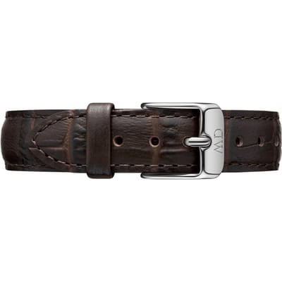 Daniel Wellington DW Strap Leather York 20mm Silver
