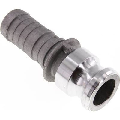 Camlock DN 25 (1'') Koppeling Aluminium met slangpilaar (25 mm) Type E MIL-C-27487