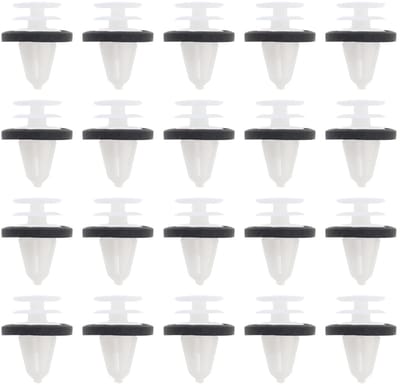 Dailygoody - Deur Card Panel Trim Clips - 30 Stuks - Kunststof - Zwart/Wit - Bevestigingsonderdelen - Compatibel met W713297S300, 4831516