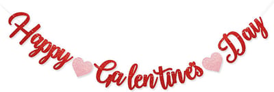 Hartjes Valentijn Decoratie Valentijn Versiering Hangdecoratie Hart Slinger Huwelijk Feest Versiering Rood - 1 Stuk