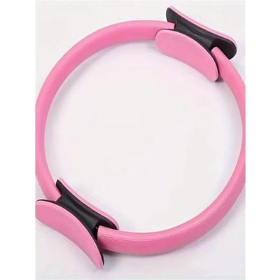 Anneau de Fitness Pilates Yoga Couleur Unique Cercle d'Étirement Corporel pour l'Entraînement de Force Équipement Yoga Pilate Haute Qualité Pratique Utilisation Quotidienne rose