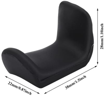 Dailygoods- Kussen Rubber - Duimsteunkussen - Geschikt voor Oboe/Klarinet - 1 stuk - Afmetingen 38x22x28 mm - Vermindert vermoeidheid - Duimkussen