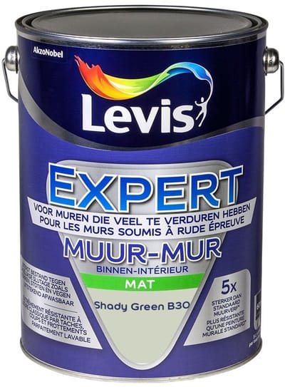 Levis - Expert Muur Binnen Mix - Shady Green B30 - Mengverf - 5 L