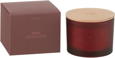 J-Line geurkaars Accords Essentiels - Rose Séduisante - rood - 28U