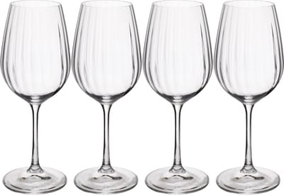 Witte Wijnglazen, Set van 4 Stuks, 0.35 L, Loodvrij Glas - Mikasa | Treviso