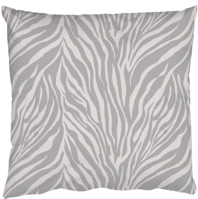 Sierkussens - Kussentjes Woonkamer - 50x50 cm - Zebra - Motief - Grijs