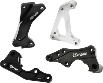 Moto-master Supermotard Racing 320 Mm Cannondale/honda 211018 Relocatiebeugel Remklauw Zwart