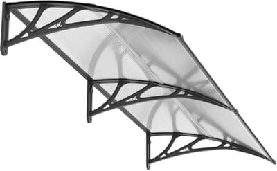 Mygroot - Deurluifel - Voordeurluifel - Afdak deurluifel - Polycarbonaat -Transparant - 203 cm breed - (203x93cm