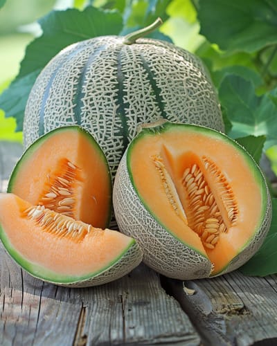 2 sets - Honingmeloen Zaden Zatta Cucumis Melo Diepgeribd Ras