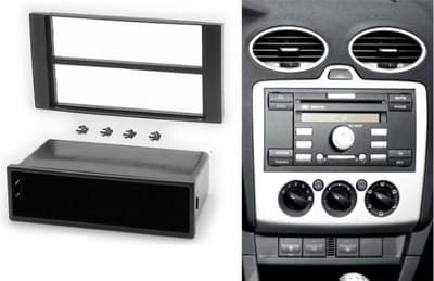 1-DIN FORD Focus II, C-Max 2005-2011; S-Max, Fusion, Transit 2006-2011; Fiesta, Galaxy 2006-2008; Kuga 2008-2012 w/pocket frame Audiovolt 10-001