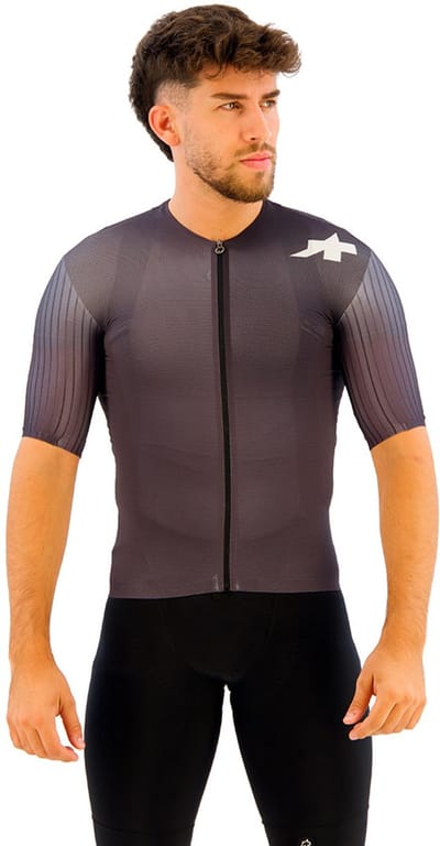 Assos Equipe Rs S11 Korte Mouw Wielertrui Grijs S Man