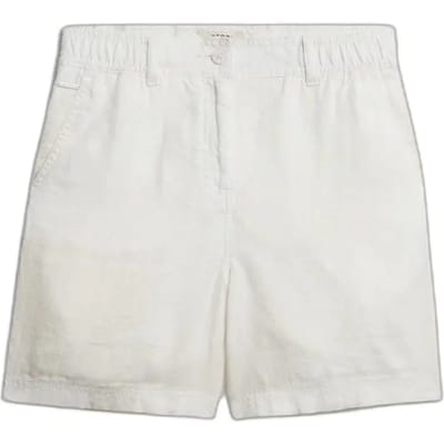 Superdry - Linnen Shorts Met Middelhoge Taille - Dames - Korte broeken