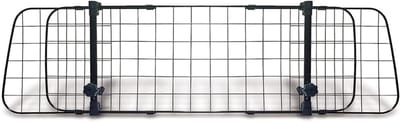 Aurixi® Hondenrek auto - Autorek Hond - Bagagerek - universeel – Auto Afscheiding – Verstelbaar – Zwart- 91cm x 1cm x 30cm