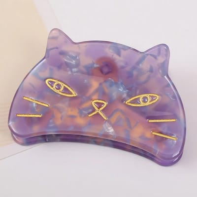Kitty Haarklem - Hars Haarclip - Parelmoer Paars