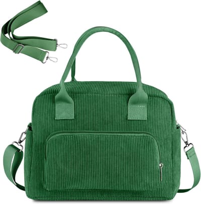 Geïsoleerde Lunchtas voor Dames en Heren, Grote Koeltas voor Werk, School en Picknick, Groene Lunchbox voor Reizen