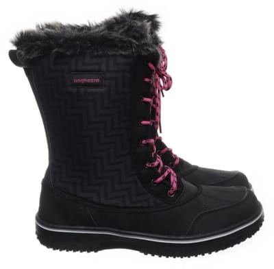 Bagheera Winter Snowboots - Zwart/Roze - Maat 28 - Kids