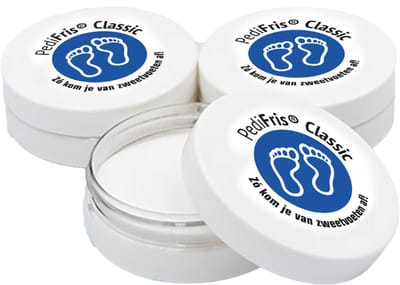 Pedifris® Classic - 3 Pack - Tegen Zweetvoeten - Middel tegen Stinkvoeten - Putjeszolen - Stinkende schoenen - Voet poeder - Schoen poeder - Schoen deodorant - voetengeur - Pedispray - Pedifresh - Pedicare