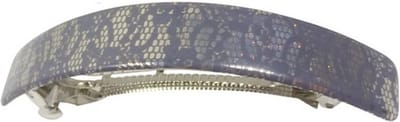 Haarsoires Haarspeld Patentspeld 9cm – Glitter Kant Patroon – Grijs - Haarspelden voor Dames - Haarklem - Haarclip - Haaraccessoires - Hair Clip - Decoratieve Haaraccessoire