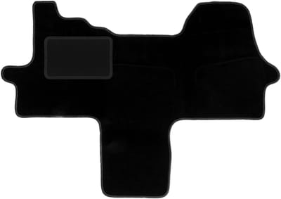 Zwarte veloursmatten voor: Peugeot Boxer II bestelwagen (2006-2014)