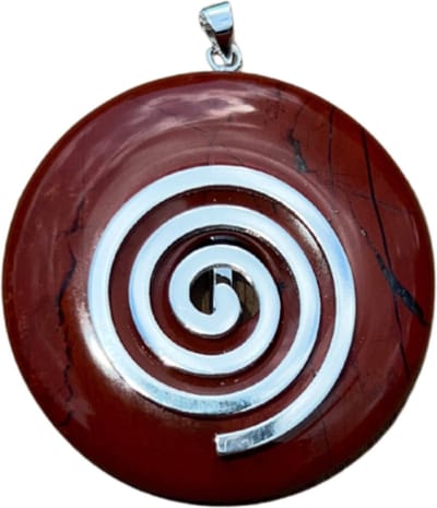 Jaspis rood donut levensspiraal