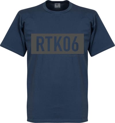 Retake RTK06 Bar T-Shirt - Denim Blauw - M