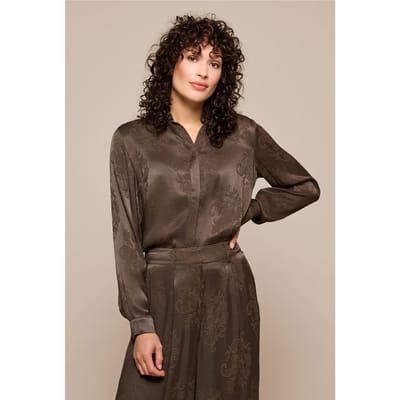 Bellize Blouse Donkerbruin