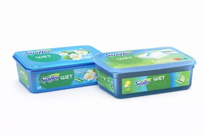 Swiffer Vochtige Vloerdoekjes Vloerreiniger - 24x Citrus Fresh en 24x Morning Fresh - Voordeelverpakking
