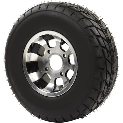 21x7-10 Band met Naaf Heavy Duty Geïntegreerde Montage Band Wielen voor ATV UTV Go Kart Landbouwvoertuig Grasmaaier gray