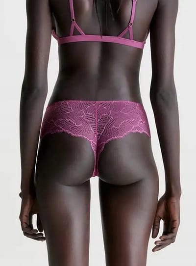 Calvin Klein - Dames Hipsters - Fiolet - Kant - S