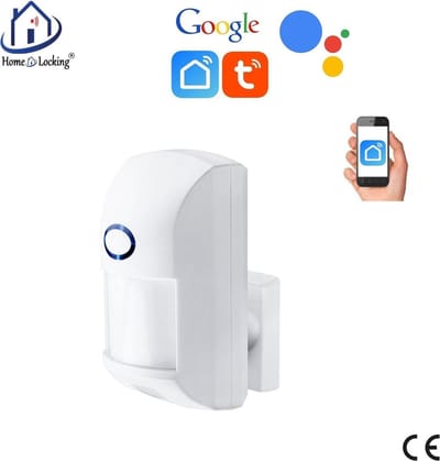 WiFi PIR-detector met bediening via APP en kan werken met spraakgestuurde apps. T-2015