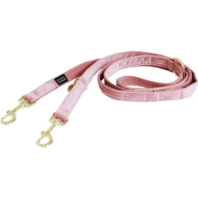 Kentucky Dogwear - Hondenlijn - Maat S - Velvet - Oudroze - Lengte 2m
