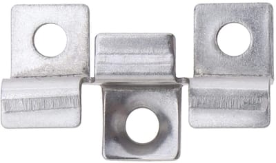 Dailygoods- Decking Clips 100 Stuks - Roestvrij Staal - Corrosiebestendig - Spacer Bevestiger - Zelftappende Schroeven - Geschikt voor Houten Vloeren - Terrasclips