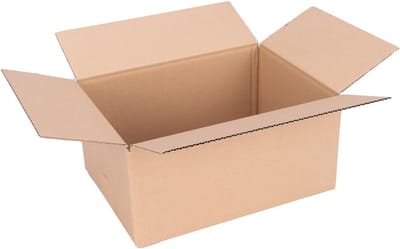 Stevige bruine verzenddozen 250x175x100 mm - 1-golf karton voor DHL en pakketdiensten